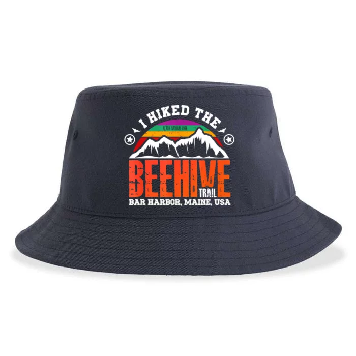 I Hiked The Beehive Trail Acadia National Park Sustainable Bucket Hat