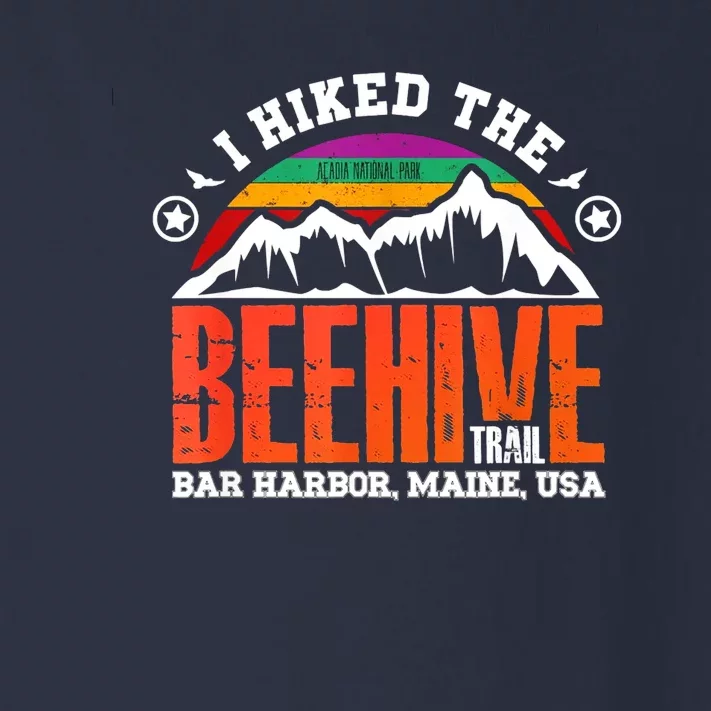 I Hiked The Beehive Trail Acadia National Park Toddler Long Sleeve Shirt