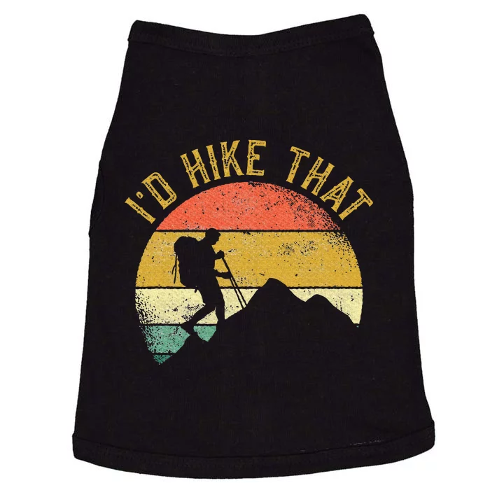 ID Hike That Mountains Hiking Hiker Doggie Tank