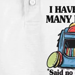 I Have Too Many Discs Disc Golf Backpack Funny Disc Golf Dry Zone Grid Performance Polo