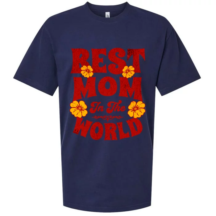 I Have The Best Mom In The World Mothers Day Design Gift Sueded Cloud Jersey T-Shirt