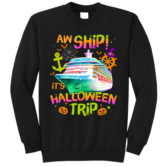 Its Halloween Trip Family Cruise Matching Team Sweatshirt