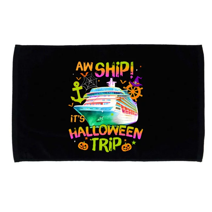 Its Halloween Trip Family Cruise Matching Team Microfiber Hand Towel