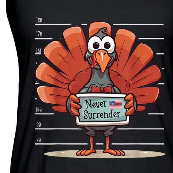 Indicted Happy Thanksgiving Turkey Family Dinner Day Funny Ladies Essential Flowy Tank