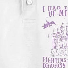 I Had The Time Of My Life Fighting Dragons With You Mythical Dry Zone Grid Performance Polo