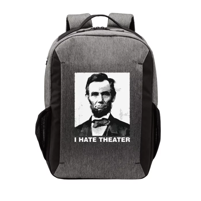 I Hate Theater Abraham Abe Lincoln Funny President Meme Vector Backpack