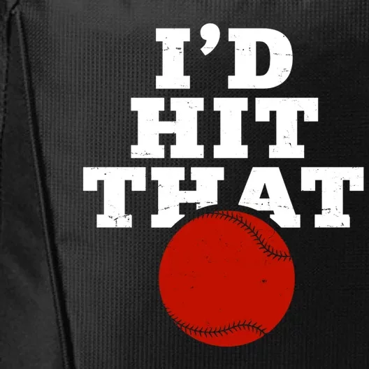 I'd Hit That Baseball Lover Funny City Backpack