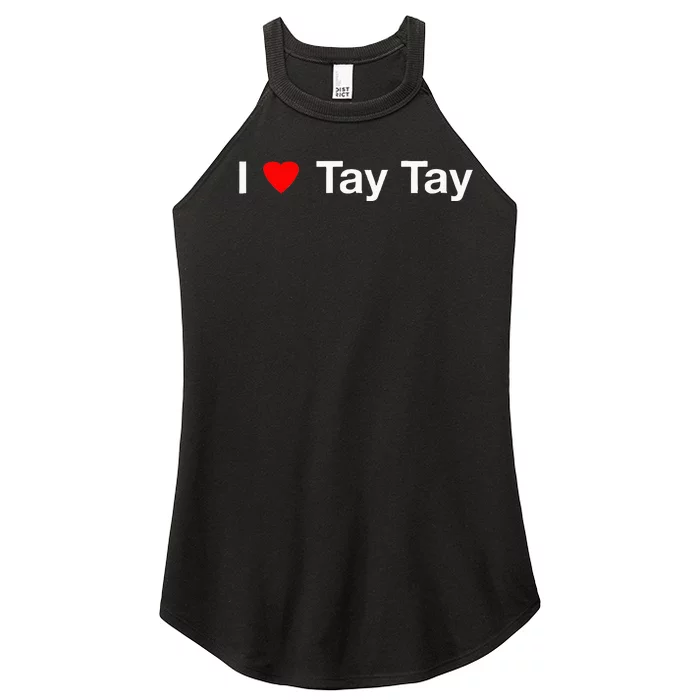 I Heart Tay Tay Women’s Perfect Tri Rocker Tank