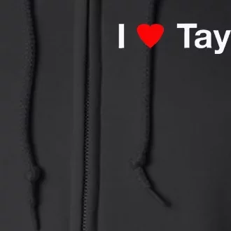 I Heart Tay Tay Full Zip Hoodie