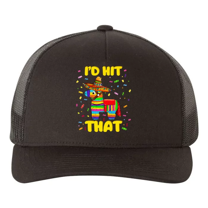 Id Hit That Pinata Pinata Costume Cinco De Mayo Party Yupoong Adult 5-Panel Trucker Hat