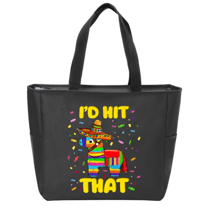 Id Hit That Pinata Pinata Costume Cinco De Mayo Party Zip Tote Bag