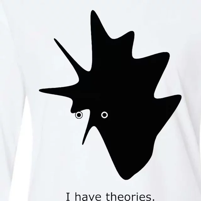 I Have Theories. Intellectual Comic Womens Cotton Relaxed Long Sleeve T-Shirt