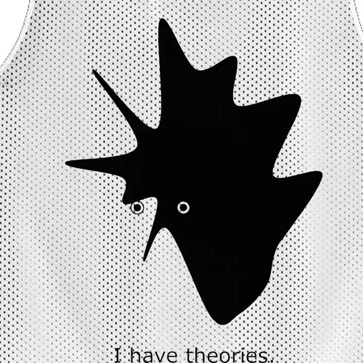 I Have Theories. Intellectual Comic Mesh Reversible Basketball Jersey Tank