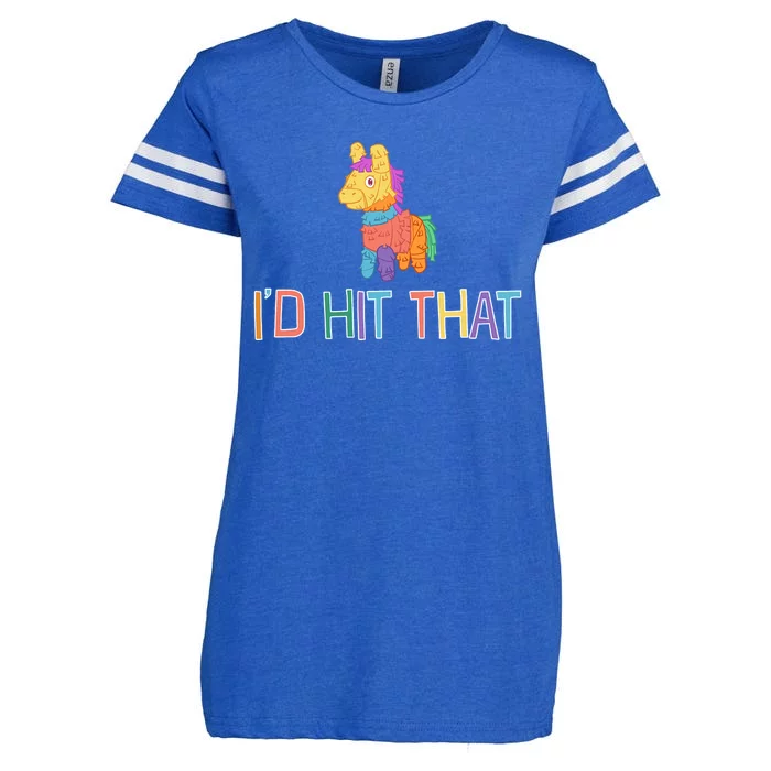 I'd Hit That Pinata Funny Enza Ladies Jersey Football T-Shirt