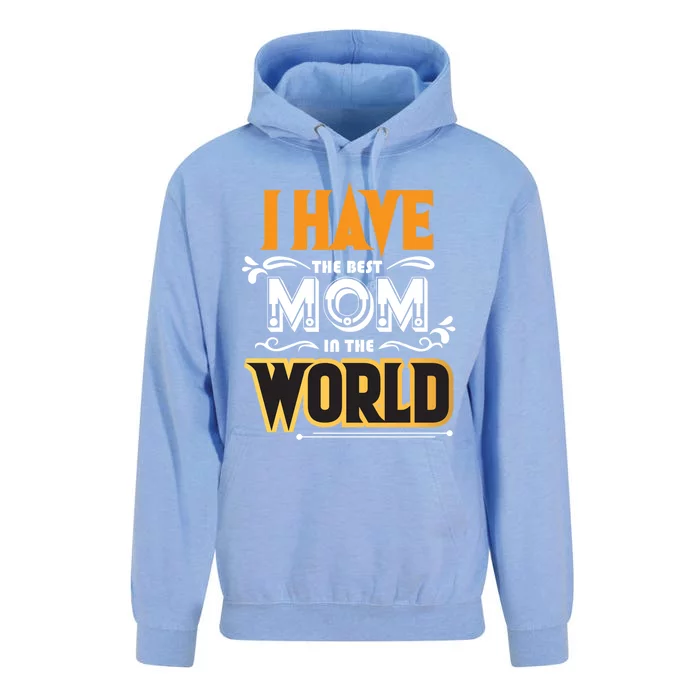 I Have The Best Mom In The World Gift Unisex Surf Hoodie