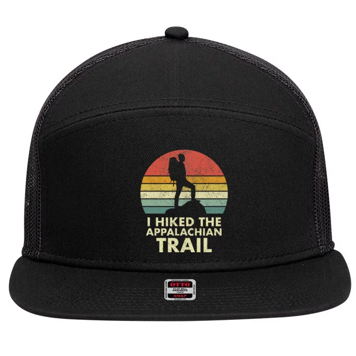 I Hiked The Appalachian Trail 7 Panel Mesh Trucker Snapback Hat