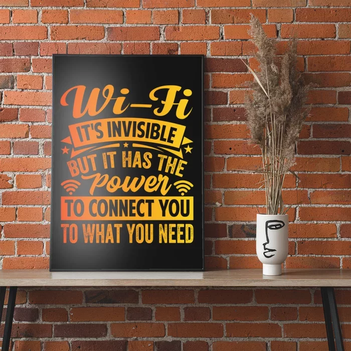 It Has The Power To Connect Funny Gift Poster