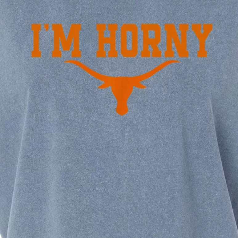 I’M Horny Texaslonghorns Austin Pride Bull American Garment-Dyed Women's Muscle Tee