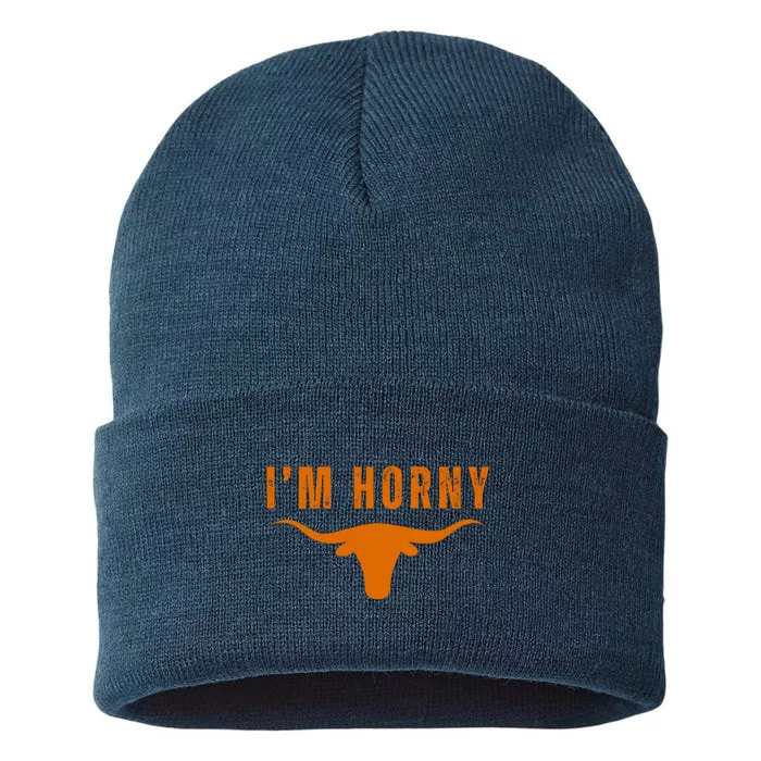 IM Horny Texas Sustainable Knit Beanie