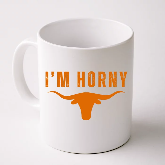 IM Horny Texas Front & Back Coffee Mug