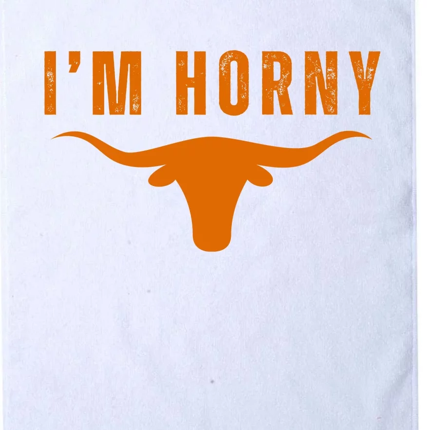 IM Horny Texas Platinum Collection Golf Towel