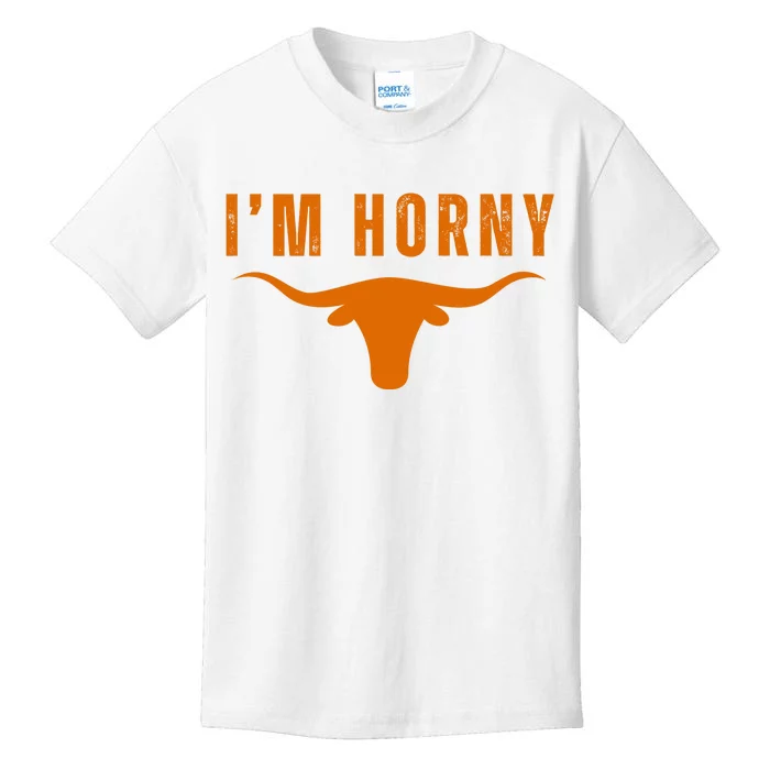 IM Horny Texas Kids T-Shirt