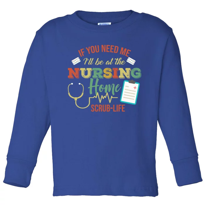 I Have Two Titles Mom And Cna Nurse Great Gift Toddler Long Sleeve Shirt