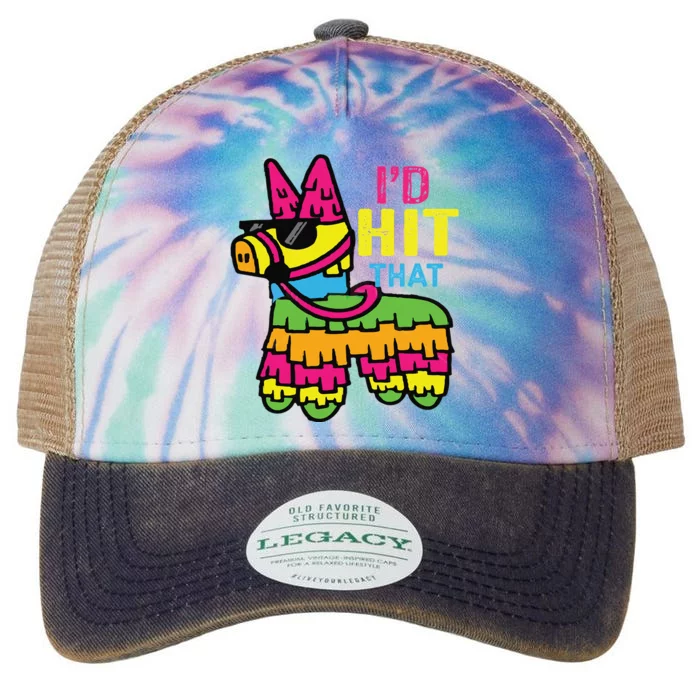 I'd Hit That Pinata Classic Legacy Tie Dye Trucker Hat