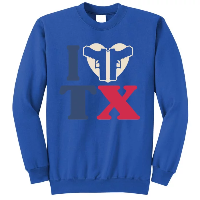 I Heart Texas Tx Love Pro Usa 2nd Adt Pro Gun Gift Sweatshirt