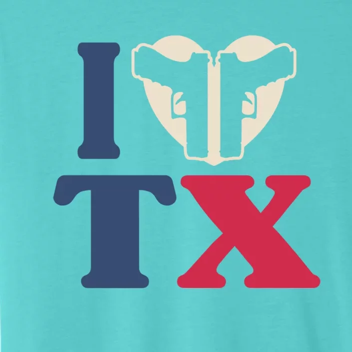 I Heart Texas Tx Love Pro Usa 2nd Adt Pro Gun Gift ChromaSoft Performance T-Shirt