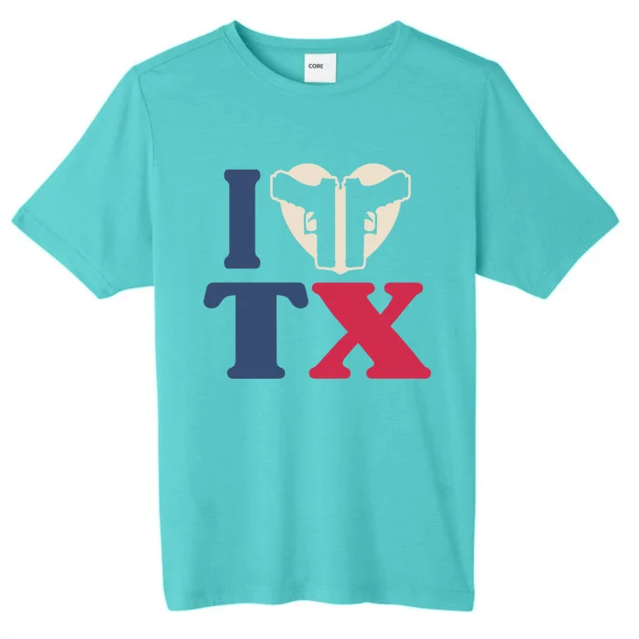 I Heart Texas Tx Love Pro Usa 2nd Adt Pro Gun Gift ChromaSoft Performance T-Shirt