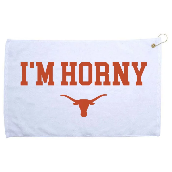 I’M Horny Texas Grommeted Golf Towel