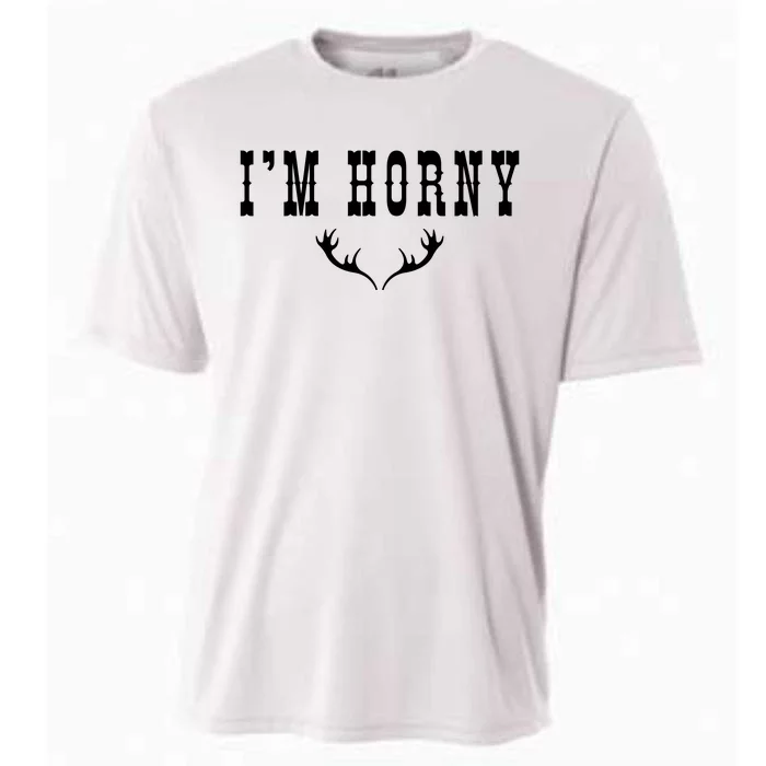 I’m Horny Texas Cooling Performance Crew T-Shirt