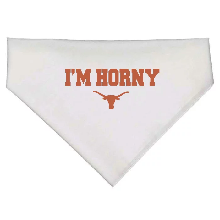 I’m Horny Texas USA-Made Doggie Bandana