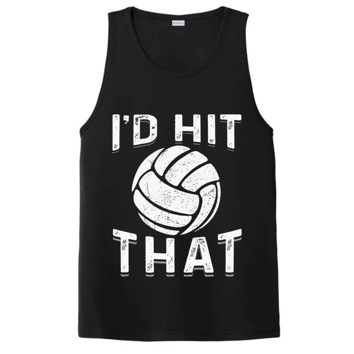 Id Hit That Summer Beach Volleyball Performance Tank