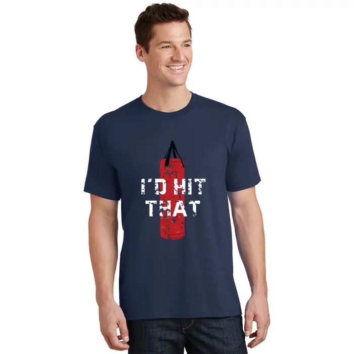 Id Hit That Funny Boxing Gift Idea For T-Shirt