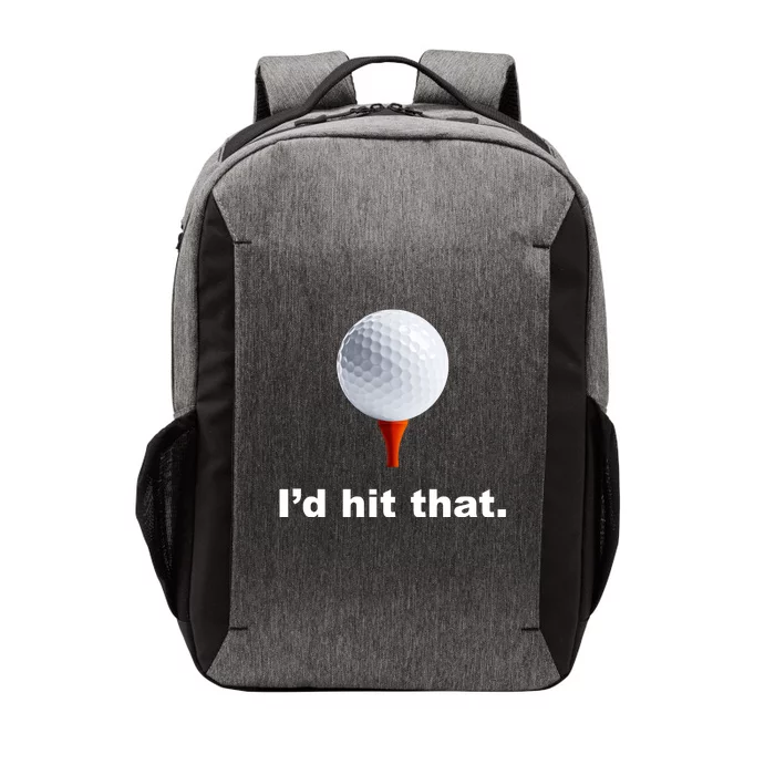 I'd Hit That Funny Golf Vector Backpack