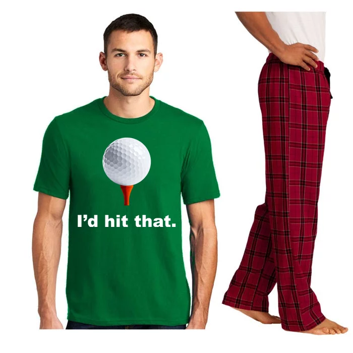 I'd Hit That Funny Golf Pajama Set