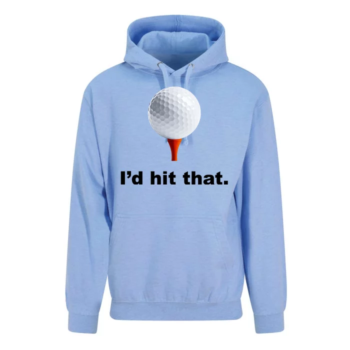 I'd Hit That Funny Golf Unisex Surf Hoodie