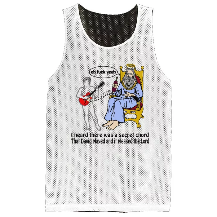 I Heard There Was A Secret Chord That David Played And It Pleased The Lo Mesh Reversible Basketball Jersey Tank