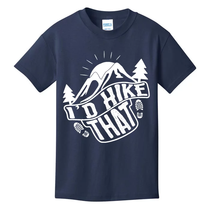 ID Hike That Funny Hiker Kids T-Shirt