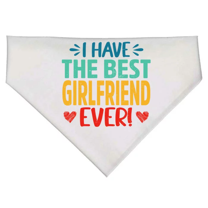 I Have The Best Friend Ever Funny Mom Mama Mother's Day Cute Gift USA-Made Doggie Bandana