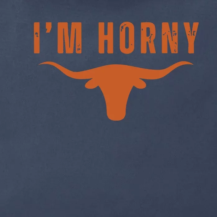 I’M Horny Texas Zip Tote Bag