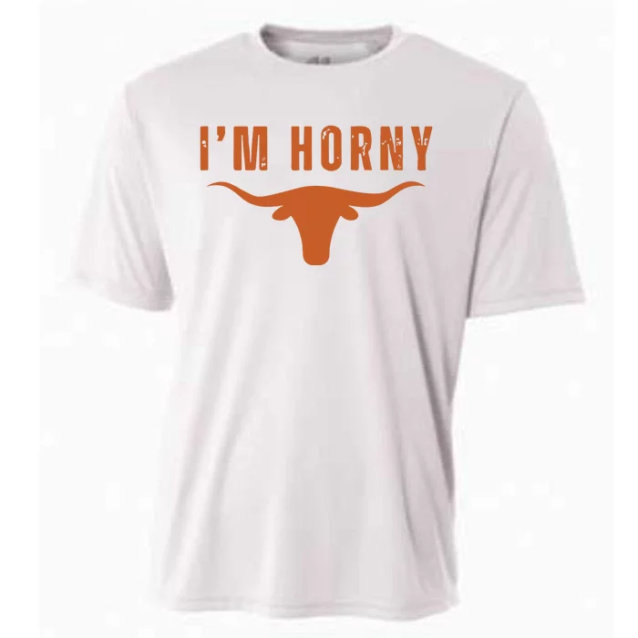 I’M Horny Texas Cooling Performance Crew T-Shirt