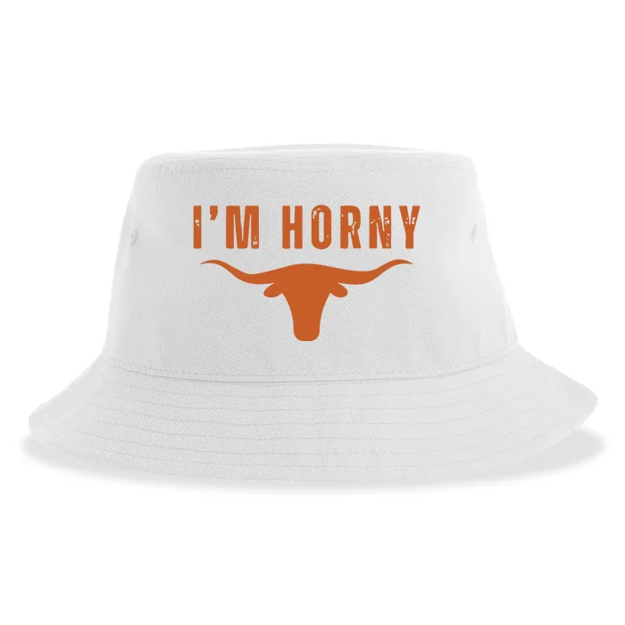 I’M Horny Texas Sustainable Bucket Hat