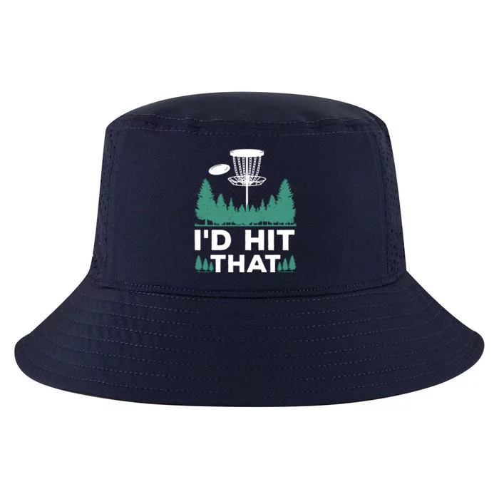 I'd Hit That, Disc Golfing Disc Golf Lover Cool Comfort Performance Bucket Hat