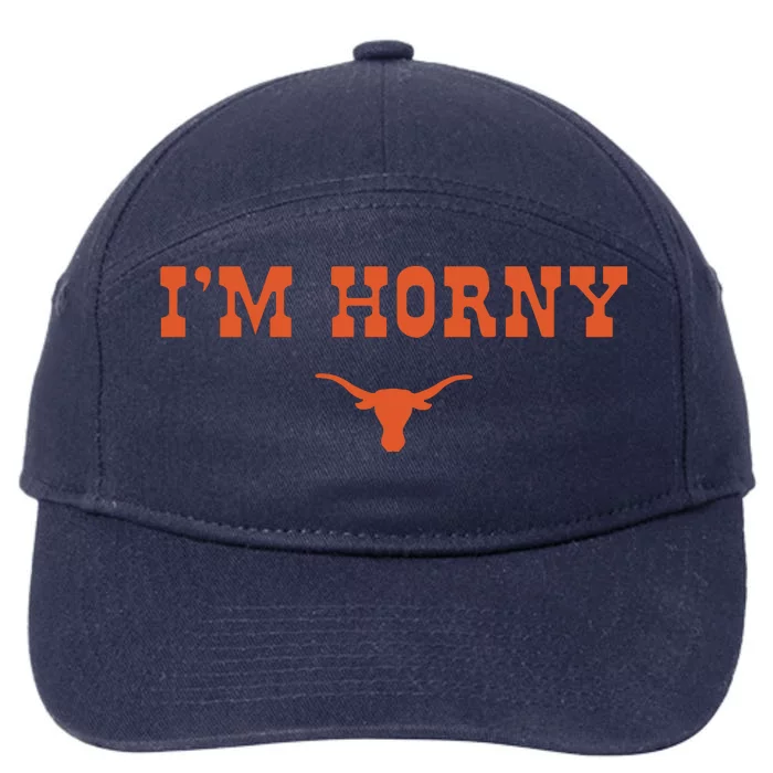 I’m Horny Texas 7-Panel Snapback Hat