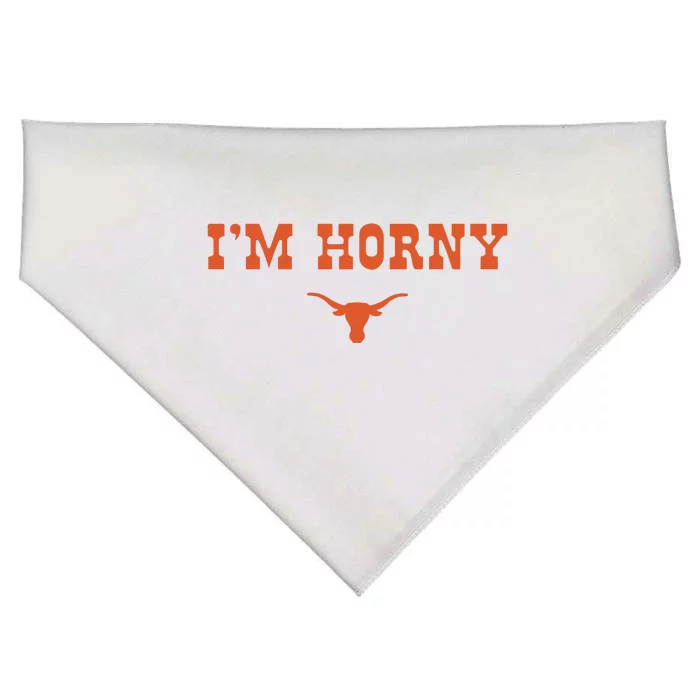 I’m Horny Texas USA-Made Doggie Bandana