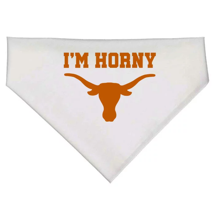 I’m Horny Texas USA-Made Doggie Bandana