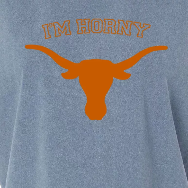 I’M Horny Texas Garment-Dyed Women's Muscle Tee